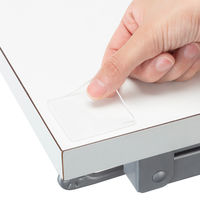 【転倒防止】アスクル「現場のチカラ」耐震粘着ゴム 50x50mm 1組4枚入り  オリジナル