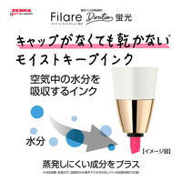ゼブラ 蛍光ペン フィラーレディレクション蛍光 ピンク P-WKS68-P 1セット（10本）