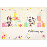 日本ホールマーク お誕生日祝い グリーティングカード オルゴール マカロンタワー2 1枚