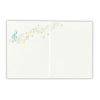 日本ホールマーク グリーティングカード 多目的 音符2 1枚