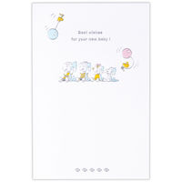 日本ホールマーク 赤ちゃん誕生祝い グリーティングカード スヌーピー 箔線ベビー2 1枚