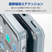 AQUOS sense8 ケース ハイブリッド 衝撃吸収 薄型 クリア PM-S234HVCKCR エレコム 1個