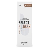 D'Addario WoodWinds テナーサックス用リード SELECT JAZZ UNFILED ORRS05TSX4H 硬さ:4H（直送品）