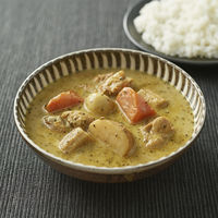 無印良品 素材を生かした とんこつと和風だしのクリーミースープカレー 250g（1人前） 1セット（2袋） 良品計画