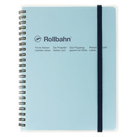 ロルバーン ポケット付メモ カバー クリア 抗菌 A5 透明 デルフォニックス（Rollbahn）