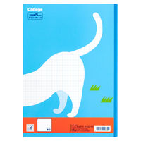 日本ノート カレッジアニマル学習帳 自主学習ノート B5 5mm方眼 ねこ LP93 2冊