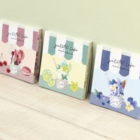 ラボクリップ メモ ドルチェーノ ジェラートカフェ ピンク B22-GCML01-PK 勝竜社