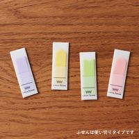 フィルム付箋 ココフセン COLOR M パステル カタヌキ 25枚×4ケース CF-1201 カンミ堂
