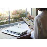 フィルム付箋 クリップココフセン M マスタード 25枚×2ケース CF-7006D カンミ堂