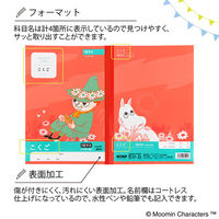 学習帳　こくご　セミB5　ムーミン　15マス　リーダー　2冊　LU315R　日本ノート