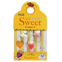 プラス 紙めくり メクリッコSWEET M ハート2 指サック 2袋（3個入×2） 35904