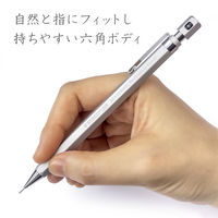 ヘキサゴナルシャープペンシル シルキーシルバー軸 0.5mm 925 77-05S ステッドラー