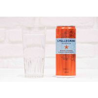 サンペレグリノ エッセンザ ブラッドオレンジ&ブラックラズベリー 330ml 1箱（24缶入）