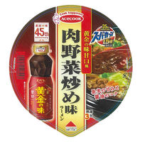 エースコック スーパーカップ1.5倍 黄金の味甘口風 肉野菜炒め味ラーメン 1セット（3個）