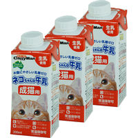 ねこちゃんの牛乳 成猫用 キャップ付き 200ml 24個 キャティーマン キャットフード おやつ ミルク