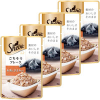 シーバ リッチ ごちそうフレーク お魚にささみ添え 35g 12袋 キャットフード 猫 ウェット パウチ