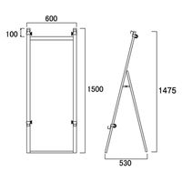 常磐精工 アルミニューイーゼルL ウエイトアーム・水タンクセット ANEZ-L-3SET 1セット（直送品）