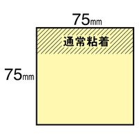 スリーエム ポストイット再生紙ノート　ホワイト 654RP-W 10個（直送品）