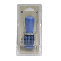 シヤチハタ 欧文6連 4号 ゴシック体(袋) CF-64G/H 1セット(2個)