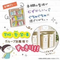 ソニック スムーズ学習バッグタグ付きアイボリー LV-6089-I 1セット(6個)（直送品）