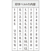シヤチハタ 欧文日付 4号 ゴシック体(袋) NFD-4G/H 1セット(1個×2)