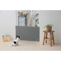 アイリスオーヤマ ペットゲート ペットフェンス ドッグゲート ドッグフェンス 柵 自立式 Ruffmew ペットフェンス RFM-FCN96 グレー（直送品）