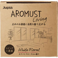 ジュピア アロマストリビング 室内用芳香剤 ホワイトフローラル 本体 265g 1個 晴香堂
