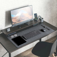 デスクマット（W900×D400mm）フェルト マウスパッド MPD-FLT1BK ブラック 1個 サンワサプライ（直送品）