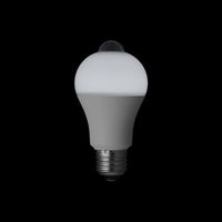 LED電球 E26 60W相当 昼光色 センサー付き 全方向 人感明暗センサー ヤザワコーポレーション LDA8DGP2 1個