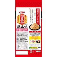 いなば CIAO チャオ 鶏三昧 かにかま入り 国産（60g×3袋入）3袋 キャットフード パウチ