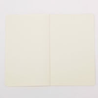 無印良品 上質紙 スリムノート 無地 A5スリム ベージュ 40枚 1セット（2冊） 良品計画