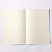 無印良品 ノート 無地 A5 ベージュ 30枚 糸綴じ 1セット（10冊） 良品計画