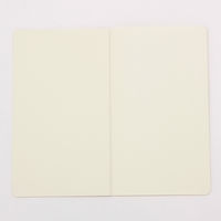 無印良品 上質紙 スリムノート 無地 B6スリム ベージュ 40枚 1セット（10冊） 良品計画