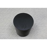 コクゴ フッ素ゴム栓 黒 24-7998-09 1個（直送品）