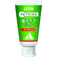 歯みがきジェル ペットキッス（PETKISS）犬猫用 アップルの香 国産 40g 1本 ライオンペット