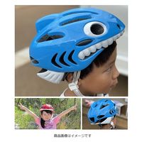 池商 子供用サイクルヘルメット シャーク レッド MN-SHARK-RD 1個（直送品）