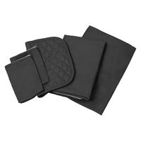 アイリスオーヤマ 布団10点セット マットレス付き シングル S 組みふとん 寝具 介護 仮眠室 防災 枕 布団カバー KFS-R-M10S ブラック