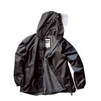 クロダルマ バッグインレインコート ブラック LL 47417-49-LL 1枚（直送品）