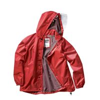 クロダルマ バッグインレインコート レッド 3L 47417-70-3L 1枚（直送品）