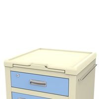 アズワン 床頭台 ブルー 8-1836-21 1個（直送品）