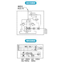 大阪ジャッキ製作所 G形油圧ポンプ GH1ーE 1個（直送品）
