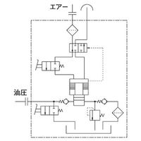 大阪ジャッキ製作所 AB形エアーブースターポンプ ABー7.5 AB-7.5 1個（直送品）