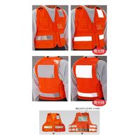 トーヨーセーフティ 多機能防災ベスト No.62DX 1着（直送品）