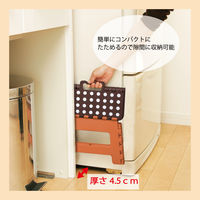 トレードワン セノ・ビー がっしり君 高さ22cm 奥ワイド 折り畳み踏み台 耐荷重100kg BR 30208 1セット（2個）