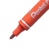 ぺんてる 油性マーカー ぺんてるペン 中字 赤 N50-BD 1セット（10本）
