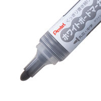 ぺんてる ホワイトボードマーカータフ 丸芯 中字 黒 MW50M-A 1セット（10本）