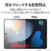 iPad 第9世代 (2021) 10.2インチ フィルム 反射防止 TB-A19RFLA エレコム 1個（直送品）