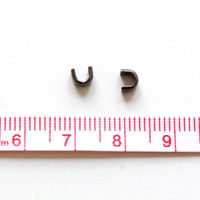 YKK 5番金属ファスナー用上止め金具 500組入[1000ケ] アンティークゴールド F2-214-500 1セット(3袋)（直送品）