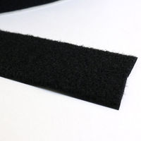 YKK 日本紐釦貿易 クイックロンモヘア B面 縫い付けタイプ 黒 巾5cm×25m巻 QN50-580-25B 1巻