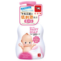 キューピー ベビー全身泡ソープ ベビーせっけんの香り ポンプ 400ml 1個 牛乳石鹸共進社 低刺激・微香性・赤ちゃん用